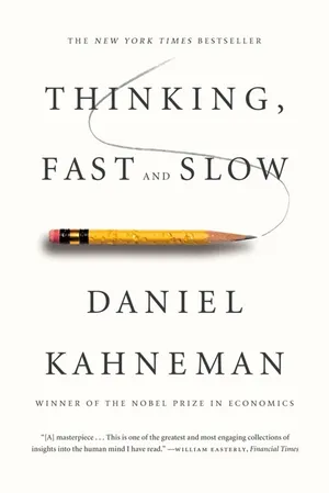 Thinking, Fast and Slow by Daniel Kahneman - Book Cover